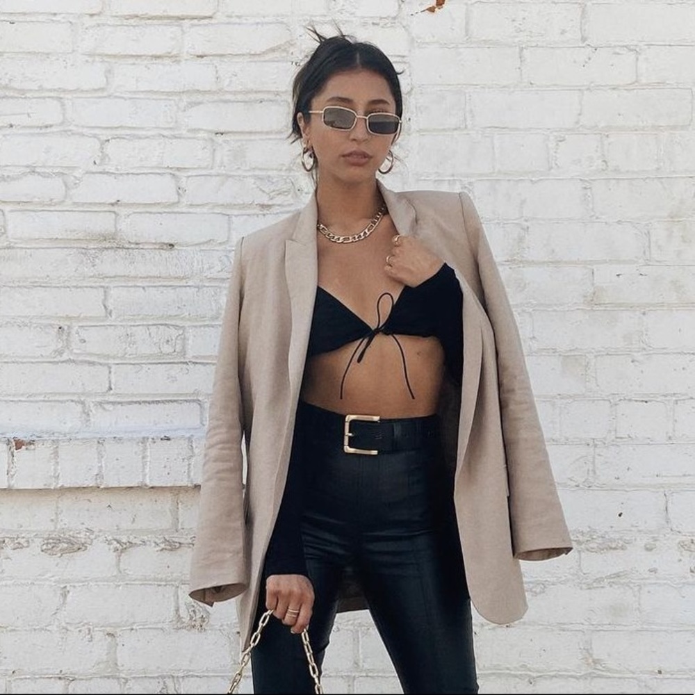 Tan Zara Blazer